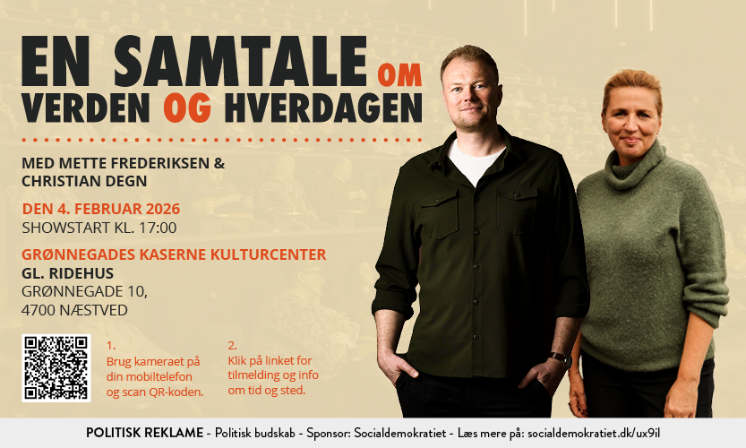 En samtale om verden og hverdagen 04. februar kl. 17:00